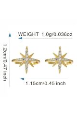 KUZEY YILDIZI EARCUFF SIKIŞTIRILABİLİR AYARLANABİLİR KUZEY YILDIZI EARCUFF KÜPE