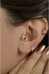 KUZEY YILDIZI EARCUFF SIKIŞTIRILABİLİR AYARLANABİLİR KUZEY YILDIZI EARCUFF KÜPE