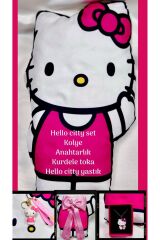 hello citty yastık,anahtarlık,kolye ve otomatik fiyonk toka sevgili ve arkadaşlık hediye best friend
