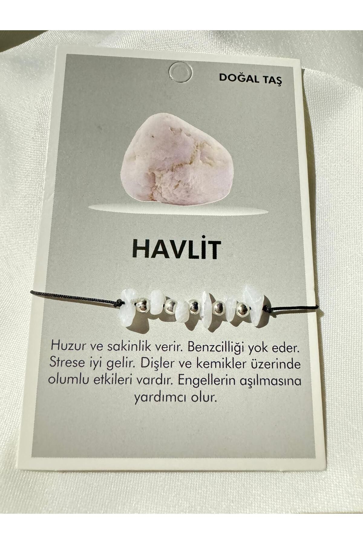 Havlit  Doğal Taş Bileklik  Çakra