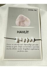 Havlit  Doğal Taş Bileklik  Çakra