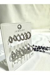 12li set   kadın tırtıklı  halka küpe ve kalp küpe detaylı kombin set