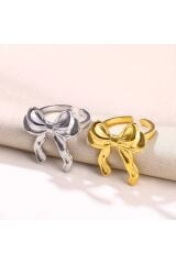 İKİ RENK AYARLANABİLİR  GOLD VE GÜMÜŞ FİYONK YÜZÜK