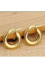 Kadın Gold Halka Küpe 2cmx2cm