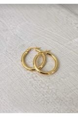Kadın Gold Halka Küpe 3cmx3cm