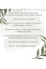 Açılabilir Yonca Model Kalp  Çelik Kolye