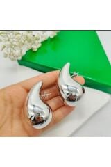 italyan  gözyaşı damla modeli PVD kaplaması Ağırlığı 4.40gram (3.7cm/31mm) küpe001